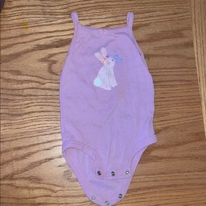 Carter's Lavender Bunny Bodysuit